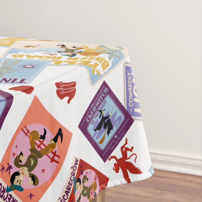 Nappe Motif de lancer avec impression de personnage du M (In Situ)