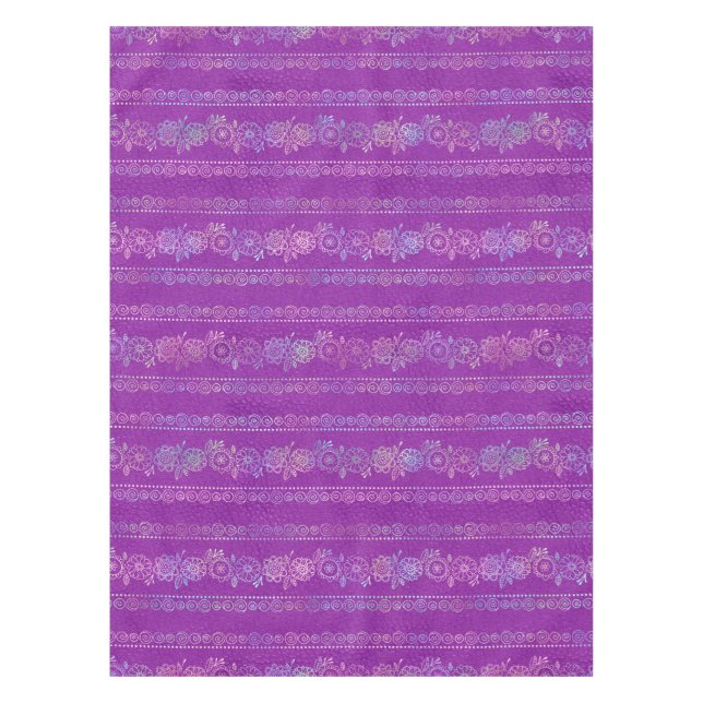 Nappe Motif de licorne bohème iridescent (Devant)