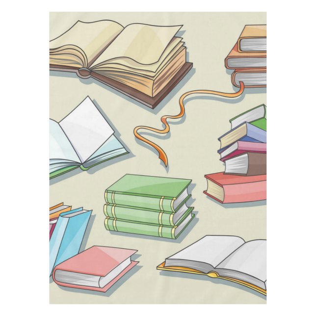 Nappe Motif de livre (Devant)