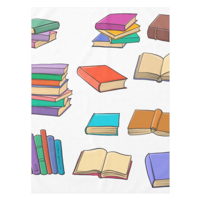 Nappe Motif de livre (Devant)