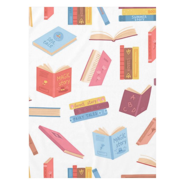 Nappe Motif de livre (Devant)