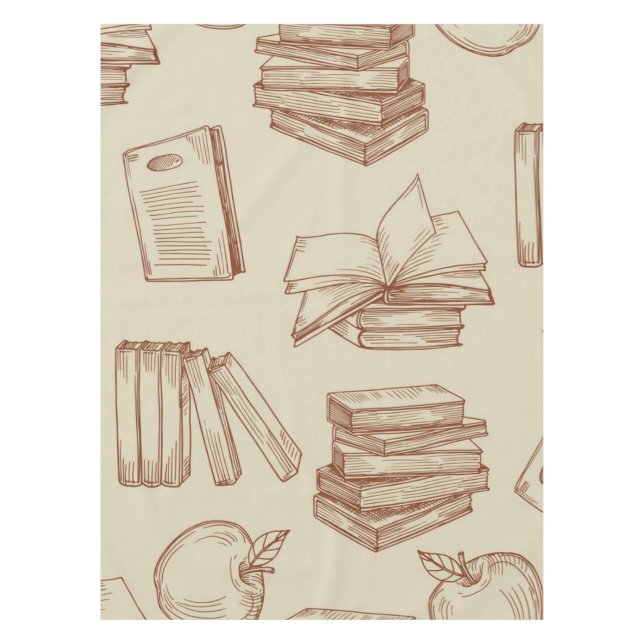 Nappe Motif de livre (Devant)
