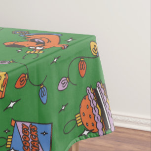Nappe Motif de lumières de snack de vacances de Scooby-D