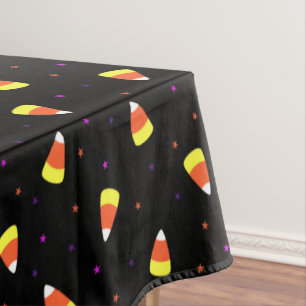 Nappe Motif de maïs de bonbons d'Halloween