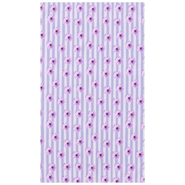 Nappe Motif de marguerite bleue et violette (Devant)