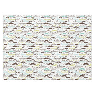 Nappe Motif de moustache, rétro style 2