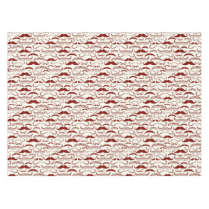 Nappe Motif de moustache, rétro style 3