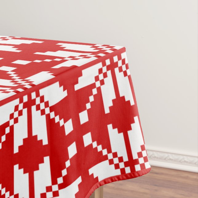 Nappe Motif de Noël des flocs de neige de Noël (In Situ)