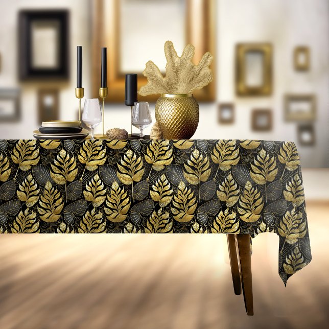 Nappe Motif de Noël en or noir #29 ID1009 (Créateur téléchargé)