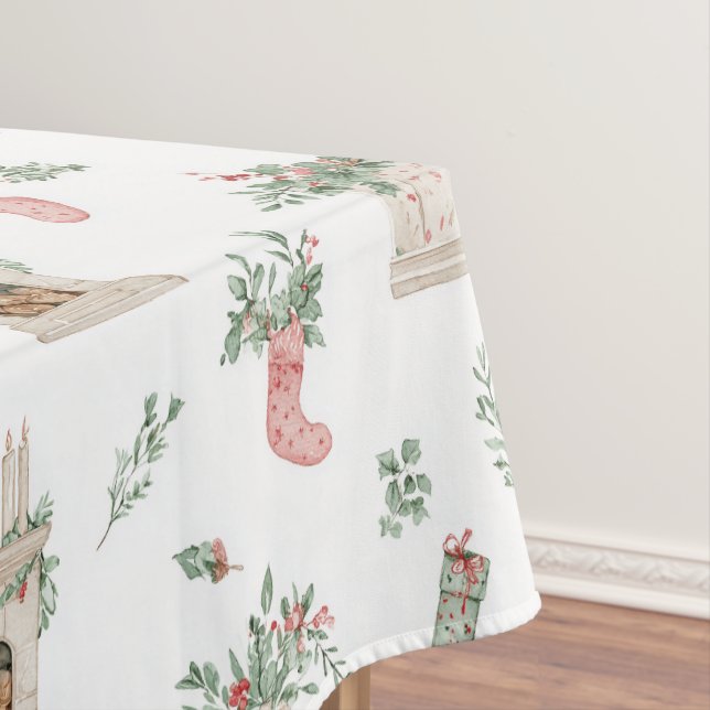 Nappe Motif de Noël Holly (In Situ)