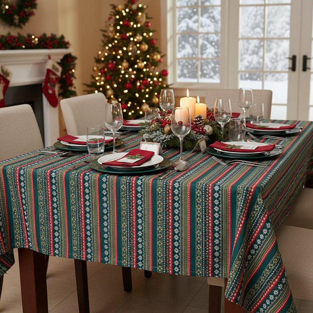 Nappe motif de Noël nordique (Créateur téléchargé)