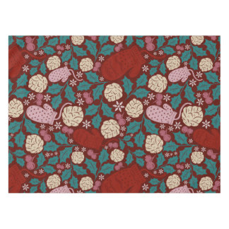 Nappe Motif de Noël Turquoise rouge confortable