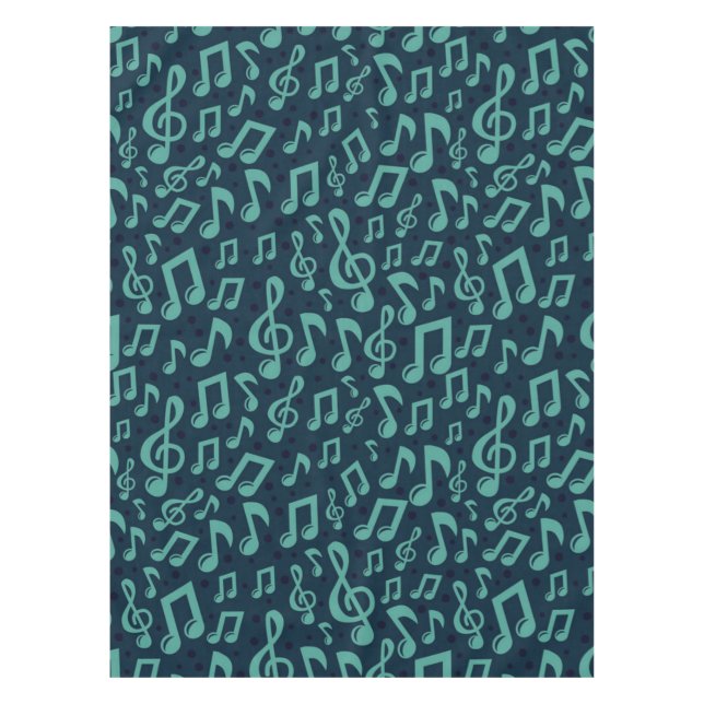 Nappe Motif de notes musicales (Devant)