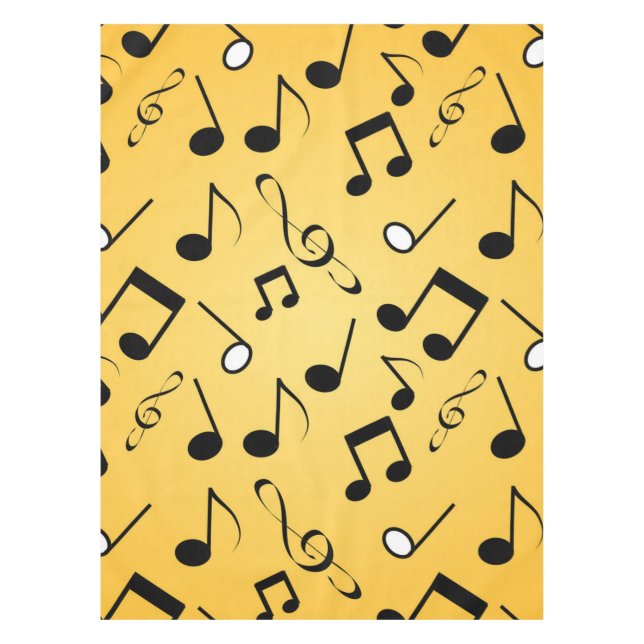 Nappe Motif de notes musicales (Devant)