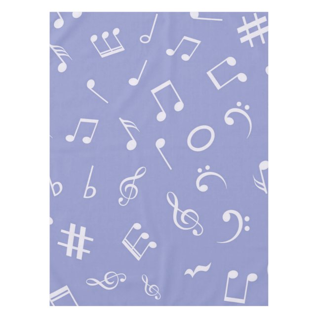 Nappe Motif de notes musicales (Devant)