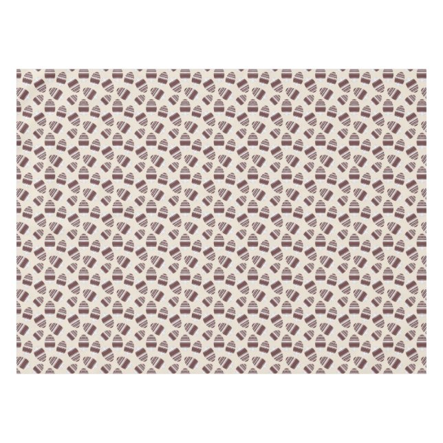 Nappe Motif de œuf de Pâques en chocolat (Devant (Horizontal))