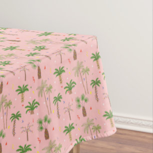 Nappe Motif de palmiers de Noël tropicaux