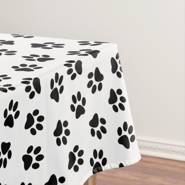 Nappe Motif De Pâtes, Paniers De Chien, Paniers Noirs (In Situ)