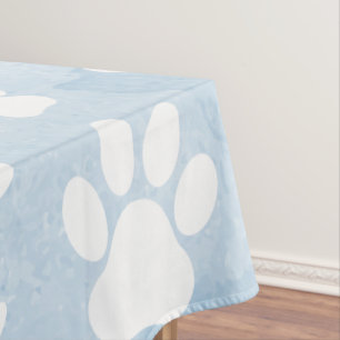 Nappe Motif De Pâtes, Patrouilles Blanches, Aquarelles, 