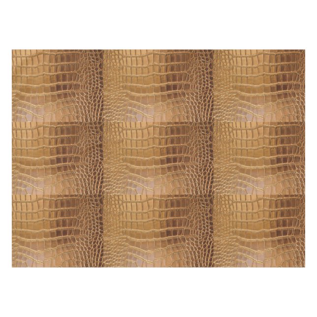 Nappe Motif de peau d'animal de cuir de crocodile de (Devant (Horizontal))