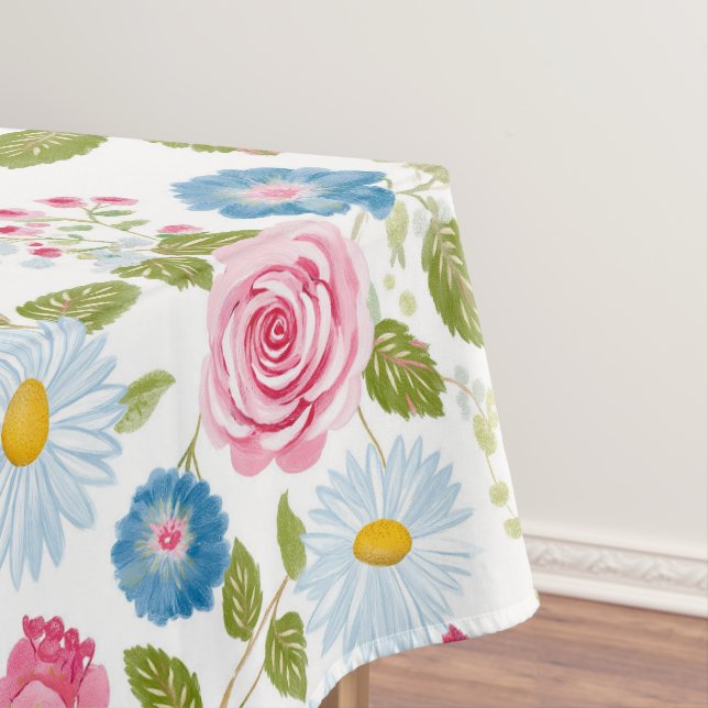 Nappe Motif de pivoines roses  (In Situ)