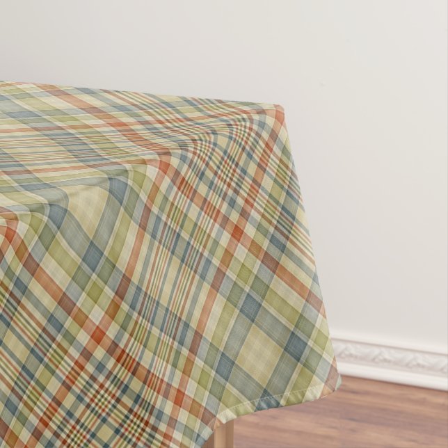 Nappe Motif de plaid de couleurs en pastel (In Situ)