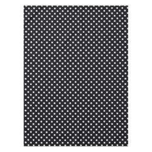 Nappe Motif de pois blanc noir