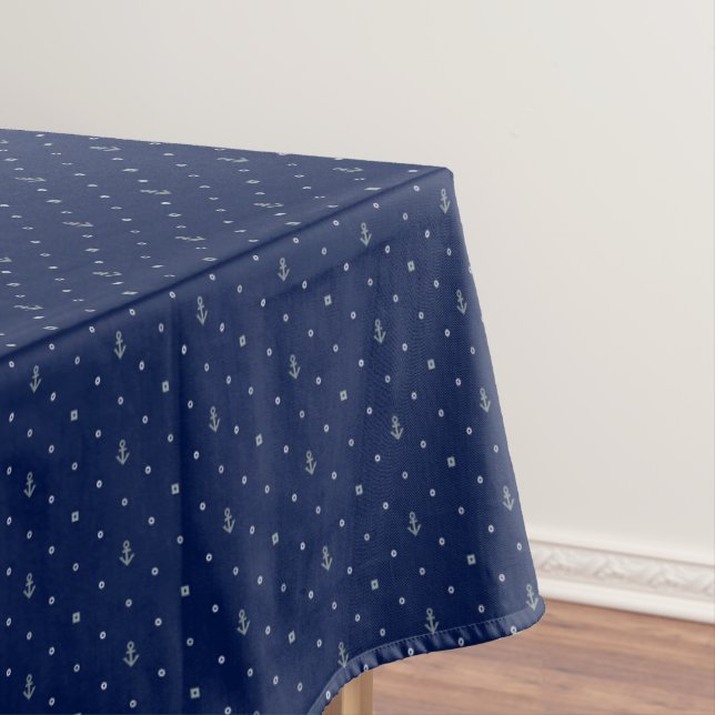 Nappe Motif de pois d'Ancre (In Situ)