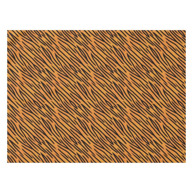 Nappe Motif de rayure de tigre (Devant (Horizontal))