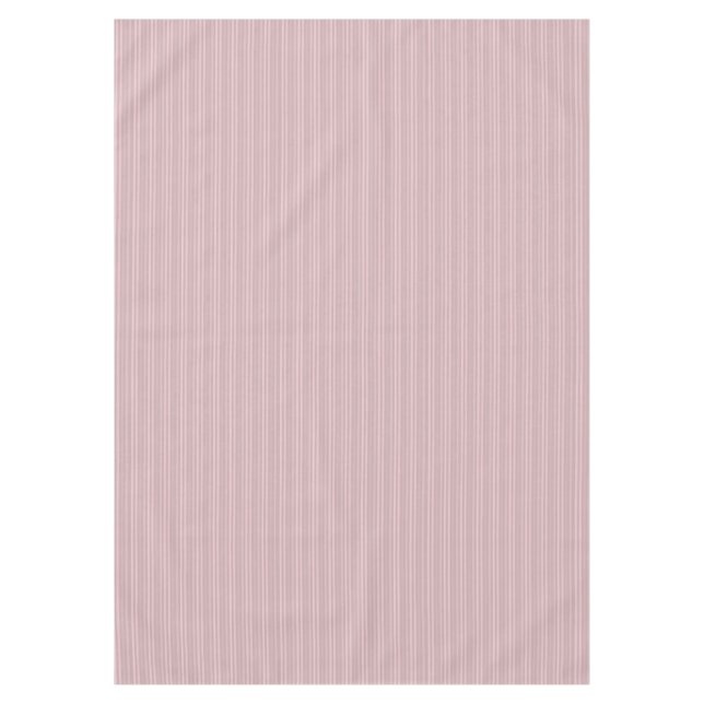 Nappe Motif de rayures verticales roses sucrées (Devant)