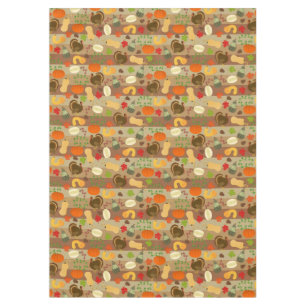 Nappe Motif de récolte d'automne de courge de la Turqui