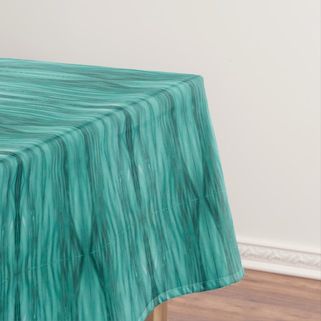 Nappe Motif de rides d'eau sarcelle abstrait (In Situ)