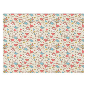 Nappe Motif de Saint-Valentin avec le cupidon
