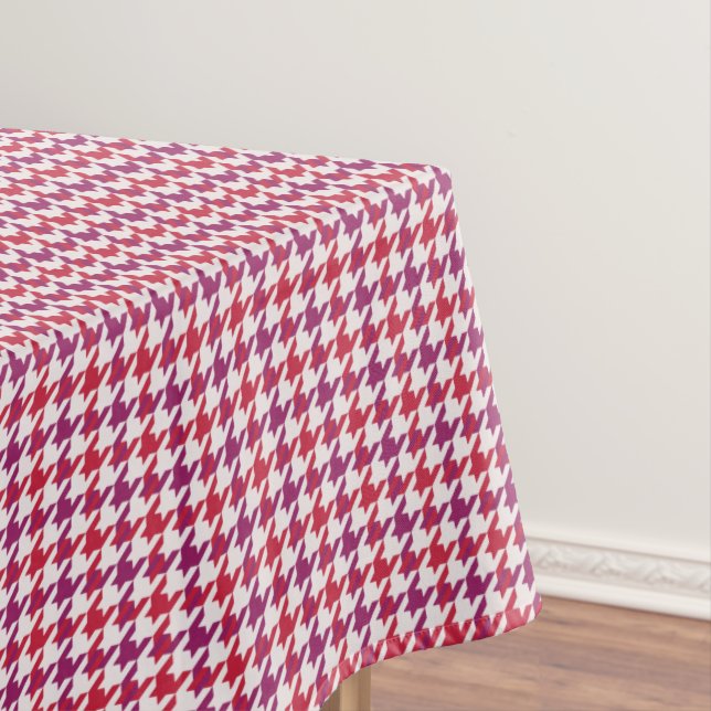 Nappe Motif de socle rouge pourpre rétro crimson (In Situ)