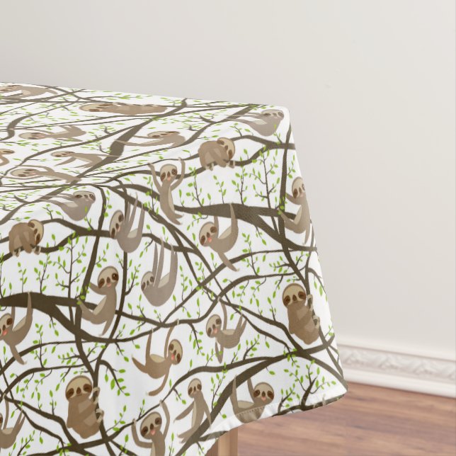 Nappe Motif de sourire de paresse (In Situ)