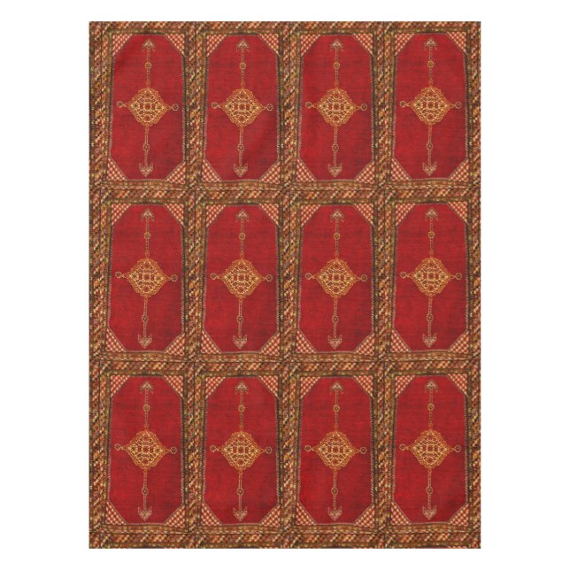 Nappe Motif de tapis de Perse (Devant)