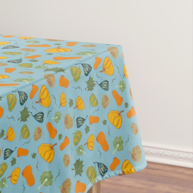 Nappe Motif de Thanksgiving de citrouille et de courge d (In Situ)
