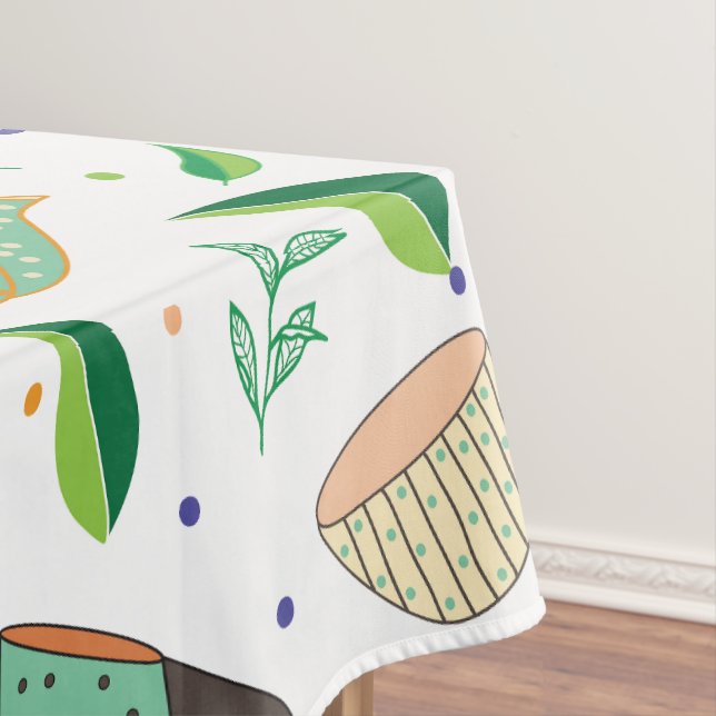 Nappe motif de thé (In Situ)