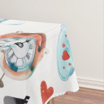 Motif de thé dansant dans un monde fantaisiste