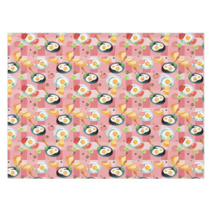 Nappe Motif de tomate et d'oeufs au plat