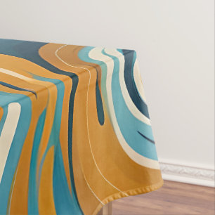 Nappe Motif de trippage bleu à billes en acier liquide O