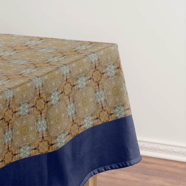 Nappe Motif de tuiles tan et gris (In Situ)