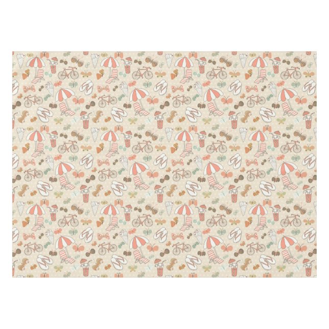 Nappe Motif de vacances d'été (Devant (Horizontal))