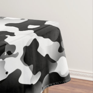 Nappe Motif de vache noir et blanc