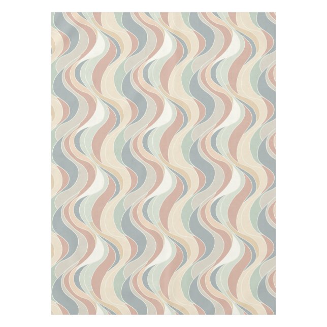 Nappe Motif de vague abstrait (Devant)
