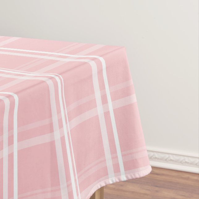 Nappe Motif de vérification rose aquarelle (In Situ)