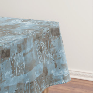 Nappe motif de ville brumeux