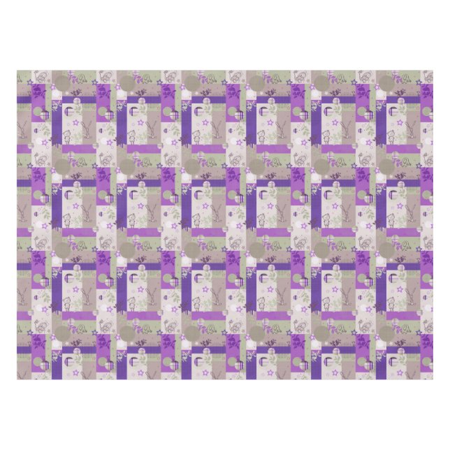 Nappe Motif d'édredon de bébé (Devant (Horizontal))