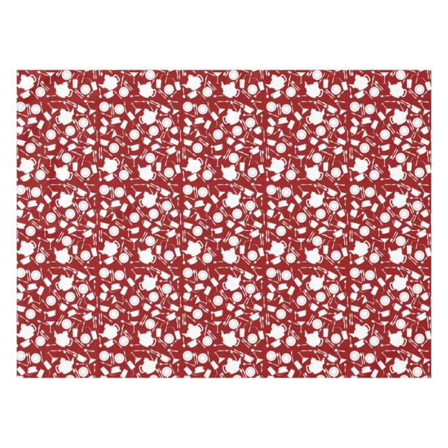 Nappe Motif d'éléments de cuisine (Devant (Horizontal))