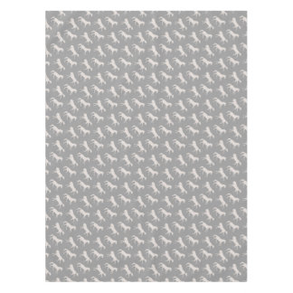 Nappe Motif des Chevaux de Galloping Gray